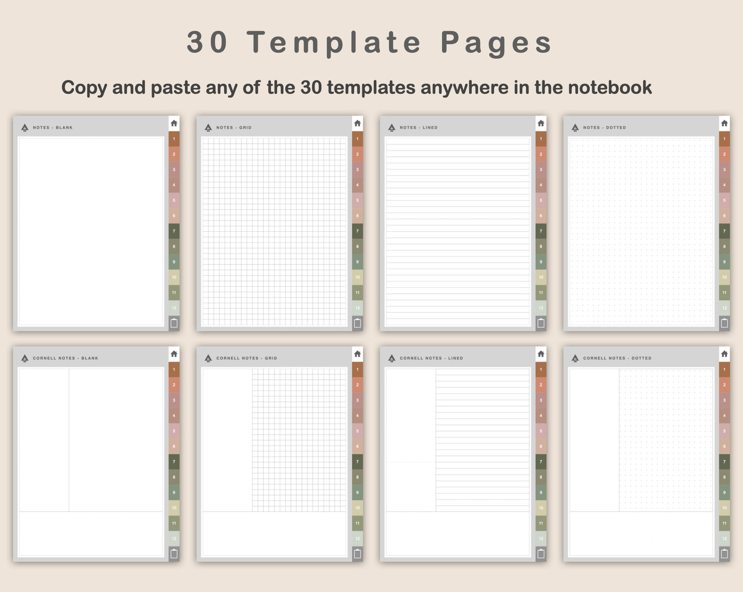 Digital Camping Planner - Neutral