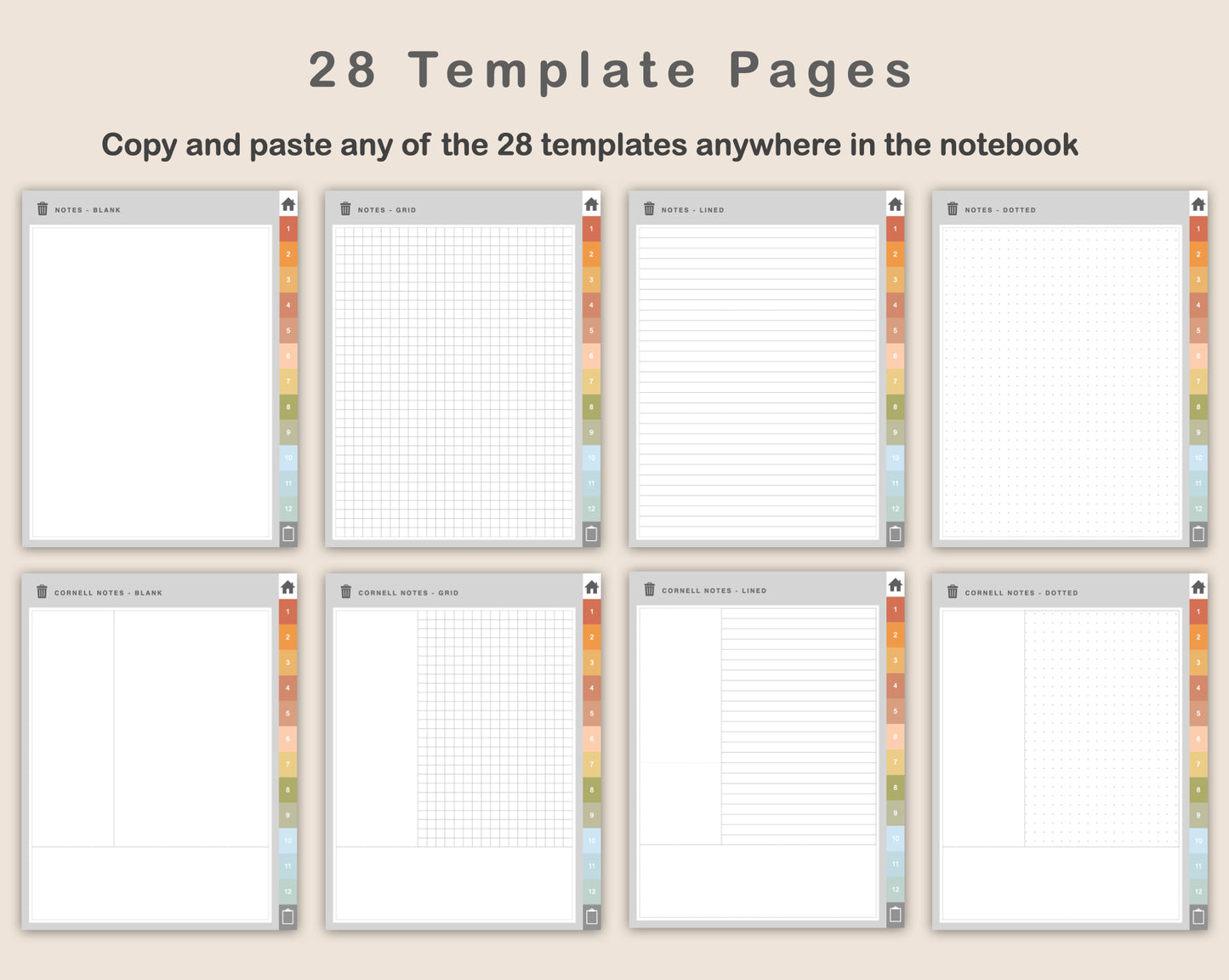 Digital Cleaning Planner - Autumn