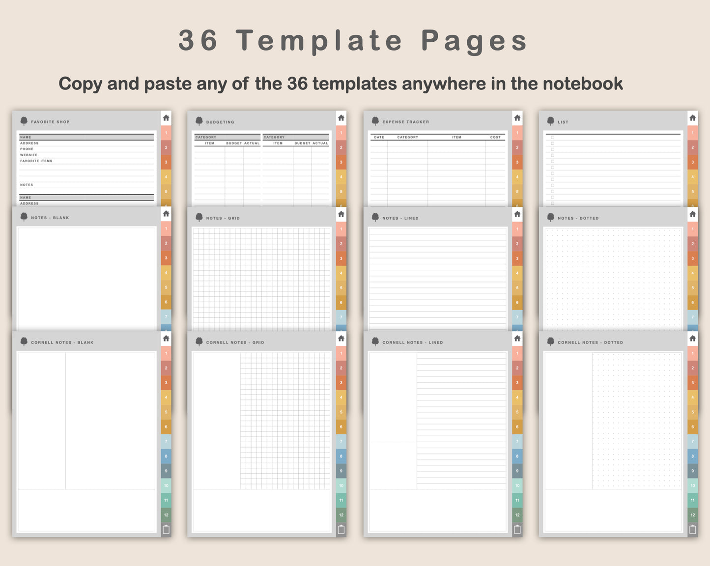 Digital Garden Planner - Boho