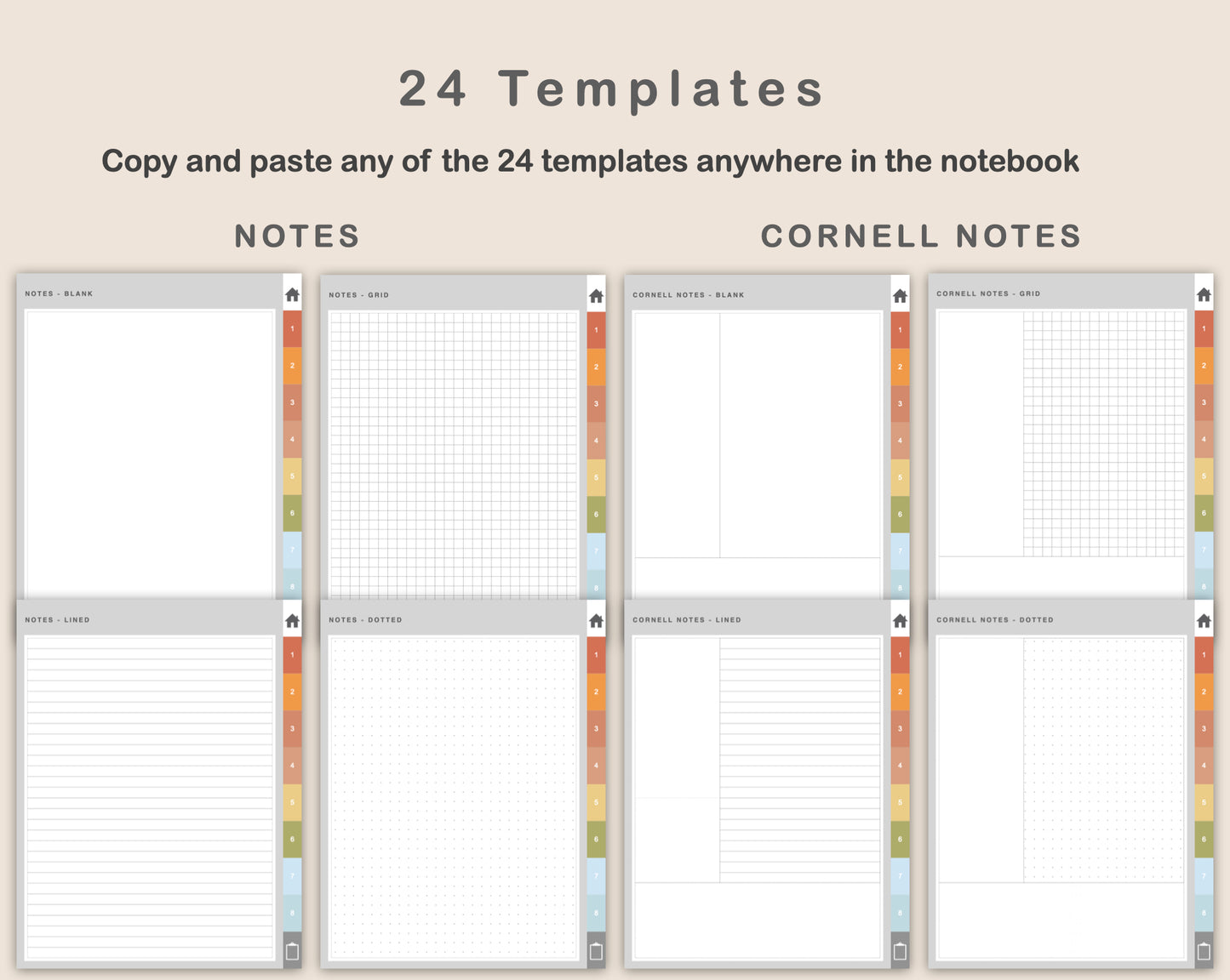 Digital Vocabulary Notebook - Autumn