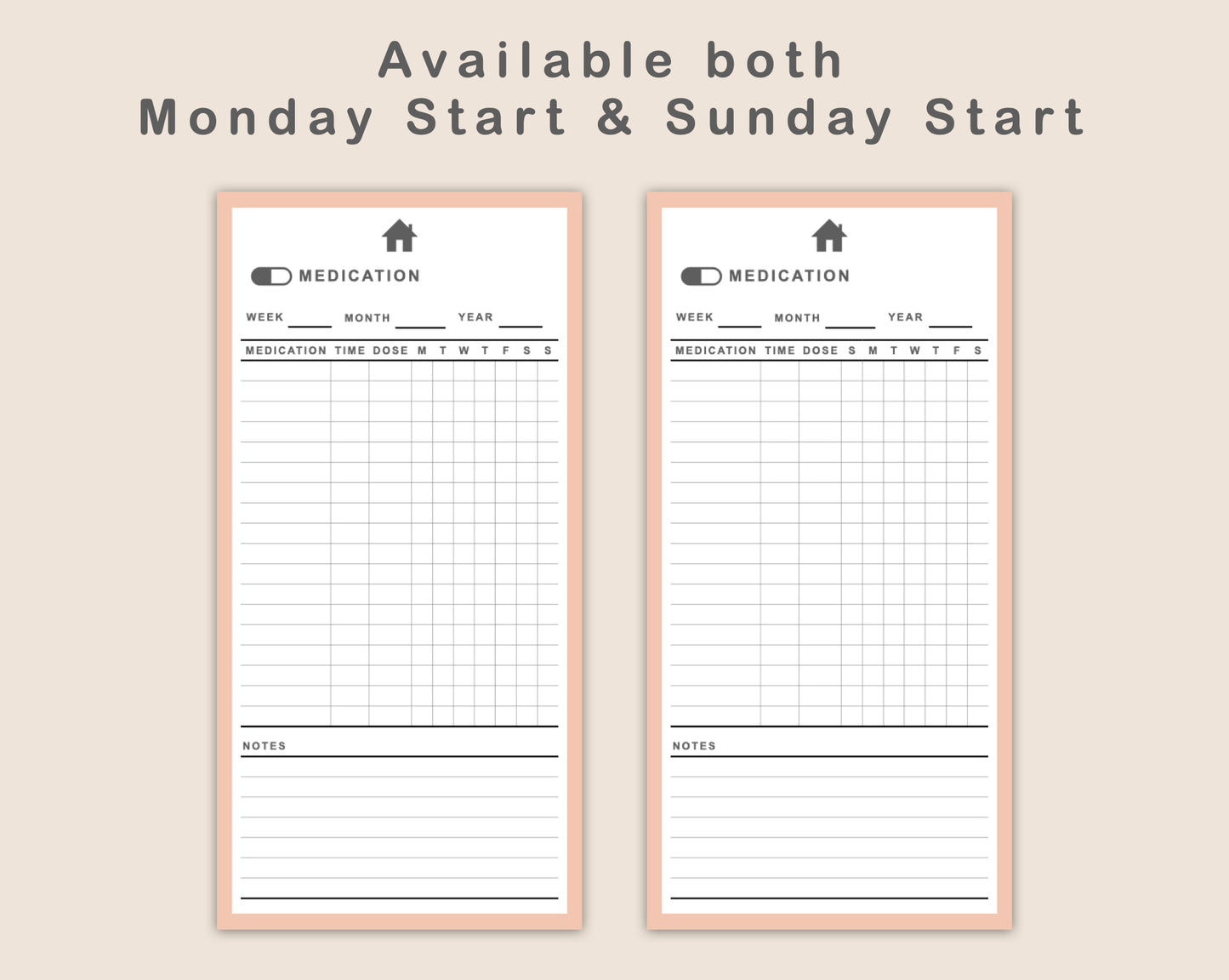 Digital Phone Planner - Neutral