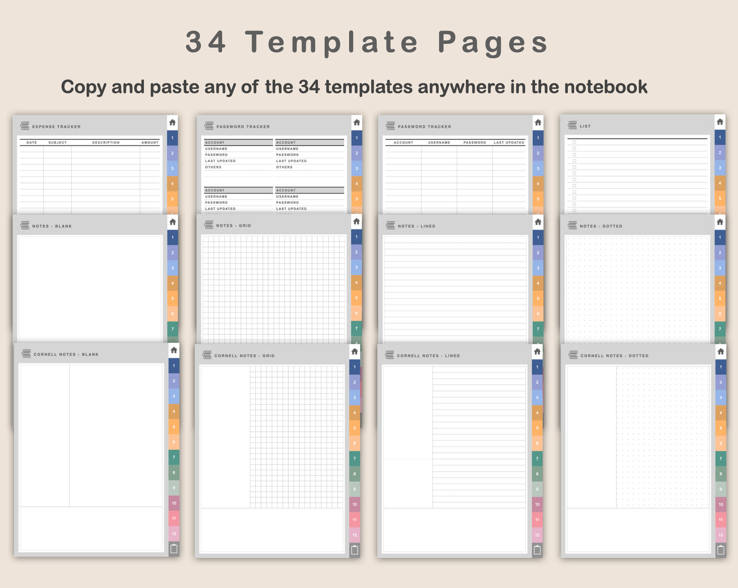 Digital Homeschool Planner - Spring
