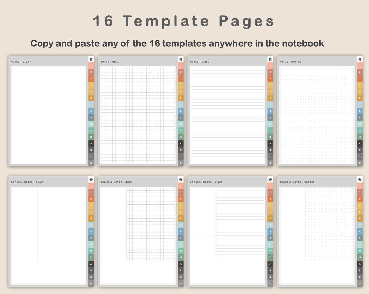 Digital Checkbook Register - Portrait - Boho