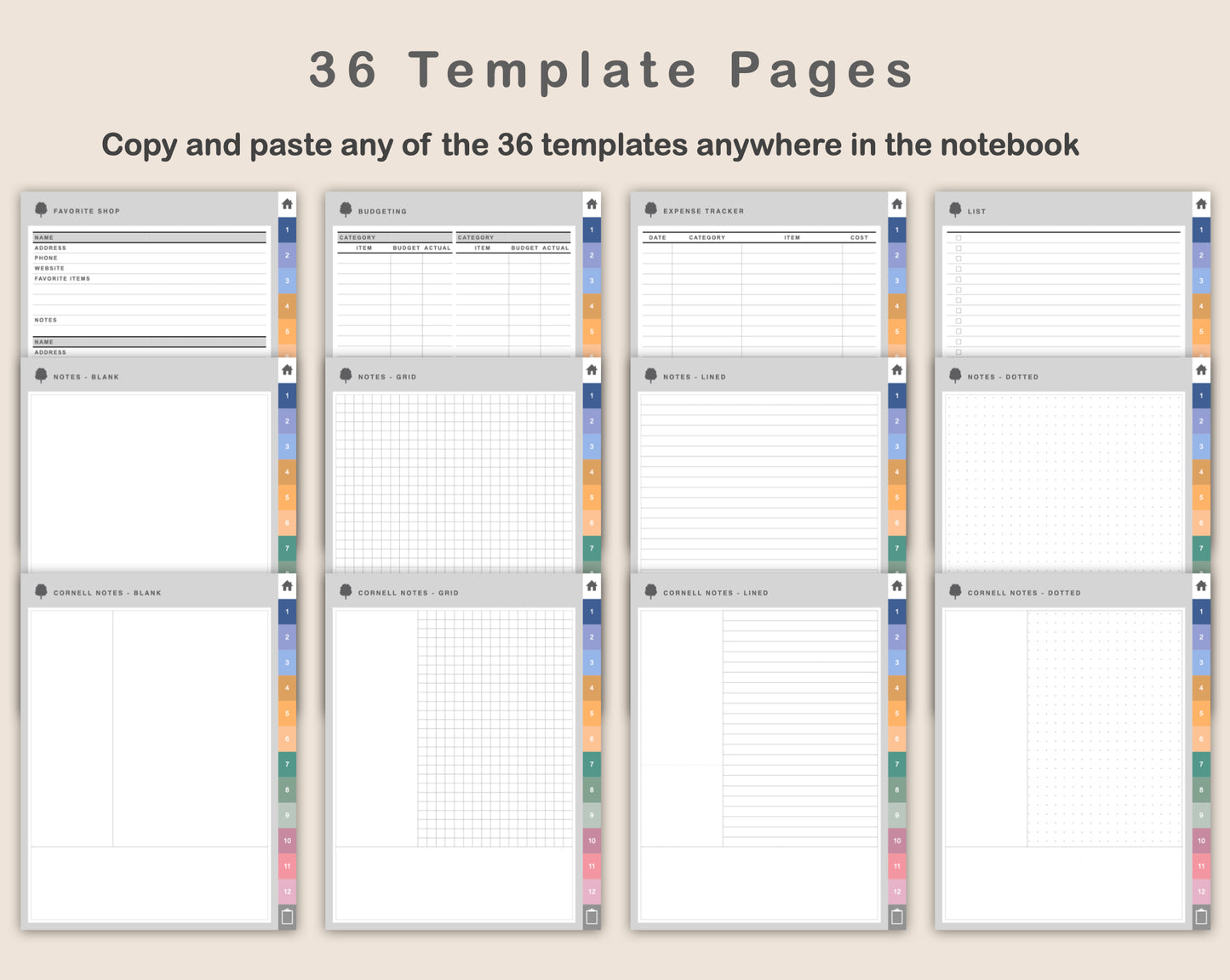 Digital Garden Planner - Spring