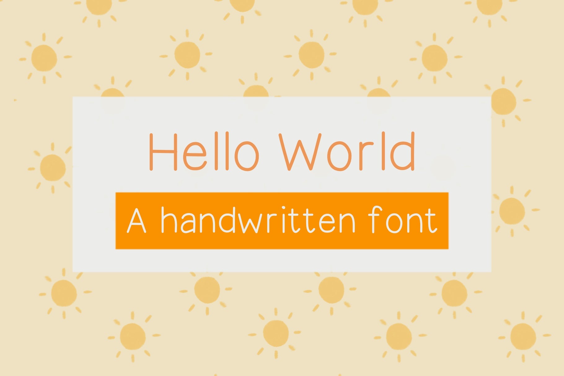 Handwritten Font - Hello World – kjunstudio