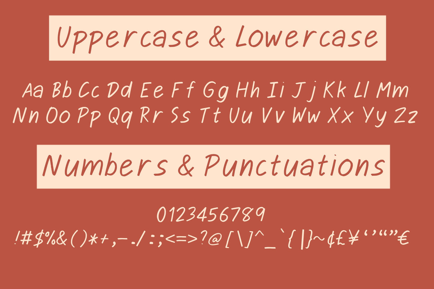 Handwritten Font - Restart