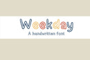 Handwritten Font - Weekday – kjunstudio