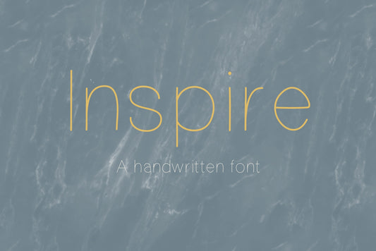 Handwritten Font - Inspire Font