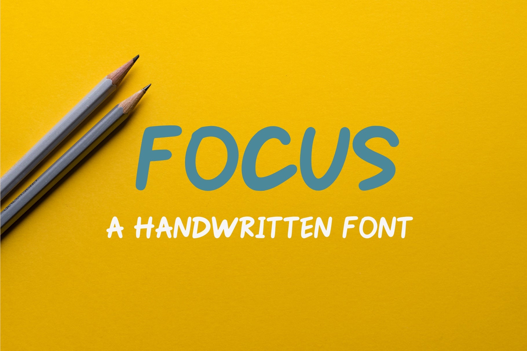 Handwritten Font - FOCUS – kjunstudio