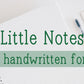 Handwritten Font - Little Notes