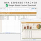 Google Sheets - HSA Expense Tracker - Boho