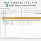 Google Sheets - HSA Expense Tracker - Boho