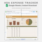 Google Sheets - HSA Expense Tracker - Boho
