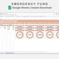 Google Sheets - Emergency Fund - Neutral