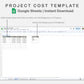 Google Sheets - Project Cost Template - Earthy