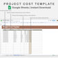 Google Sheets - Project Cost Template - Earthy