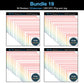 Widescreen Border Clipart Bundle 19 - Vintage Rainbow - Google Slides