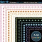 Border Clipart Set 19 - Pastel - Page Borders and Frames