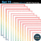 Border Clipart Set 73 - Vintage Rainbow - Page Borders and Frames