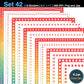 Border Clipart Set 42 - Vintage Rainbow - Page Borders and Frames