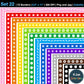 Border Clipart Set 22 - Colorful - Page Borders and Frames