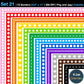 Border Clipart Set 21 - Colorful - Page Borders and Frames