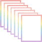 Border Clipart Set 72 - Rainbow - Page Borders and Frames