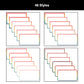 Widescreen Border Clipart Bundle 14 - Vintage Rainbow - Google Slides