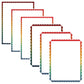 Border Clipart Set 56 - Vintage Rainbow Scallop - Page Borders and Frames