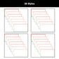 Widescreen Border Clipart Bundle 19 - Vintage Rainbow - Google Slides