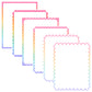 Border Clipart Set 59 - Pastel Rainbow Scallop - Page Borders and Frames