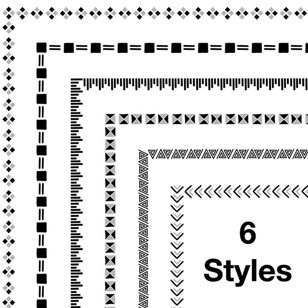 Border Clipart Set 6 - Colorful - Page Borders and Frames – kjunstudio