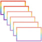 Widescreen Border Clipart Set 49 - Rainbow - Google Slides & PowerPoint