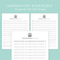 Handwriting Practice Sheets - Little Notes Font