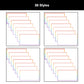 Widescreen Border Clipart Bundle 18 - Rainbow - Google Slides & PowerPoint