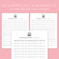 Handwriting Practice Sheets - Happy Notes Font