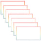 Widescreen Border Clipart Set 74 - Vintage Rainbow - Google Slides & PowerPoint