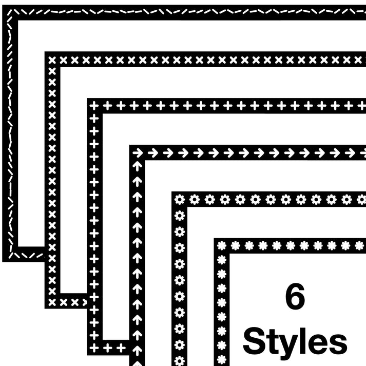 Widescreen Border Clipart Set 22 - Colorful - Google Slides and PowerP ...