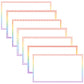 Widescreen Border Clipart Set 72 - Rainbow - Google Slides & PowerPoint