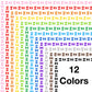 Border Clipart Set 6 - Colorful - Page Borders and Frames