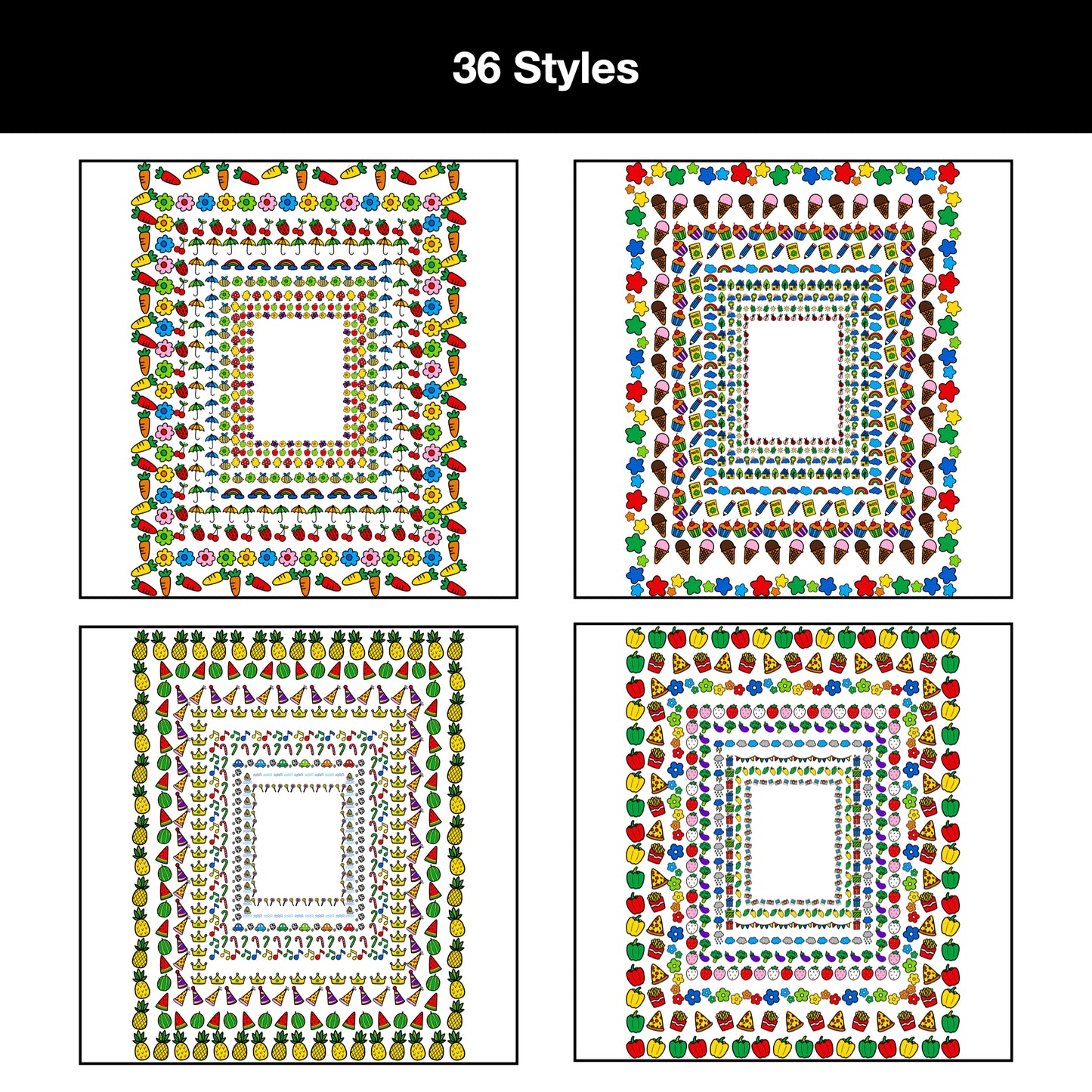 Border Clipart Bundle 3 - Page Borders and Frames