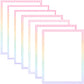 Border Clipart Set 78 - Pastel Rainbow - Page Borders and Frames