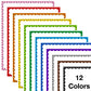 Border Clipart Set 32 - Colorful Scallop - Page Borders and Frames
