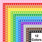Border Clipart Set 21 - Colorful - Page Borders and Frames