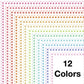 Border Clipart Set 17 - Pastel - Page Borders and Frames