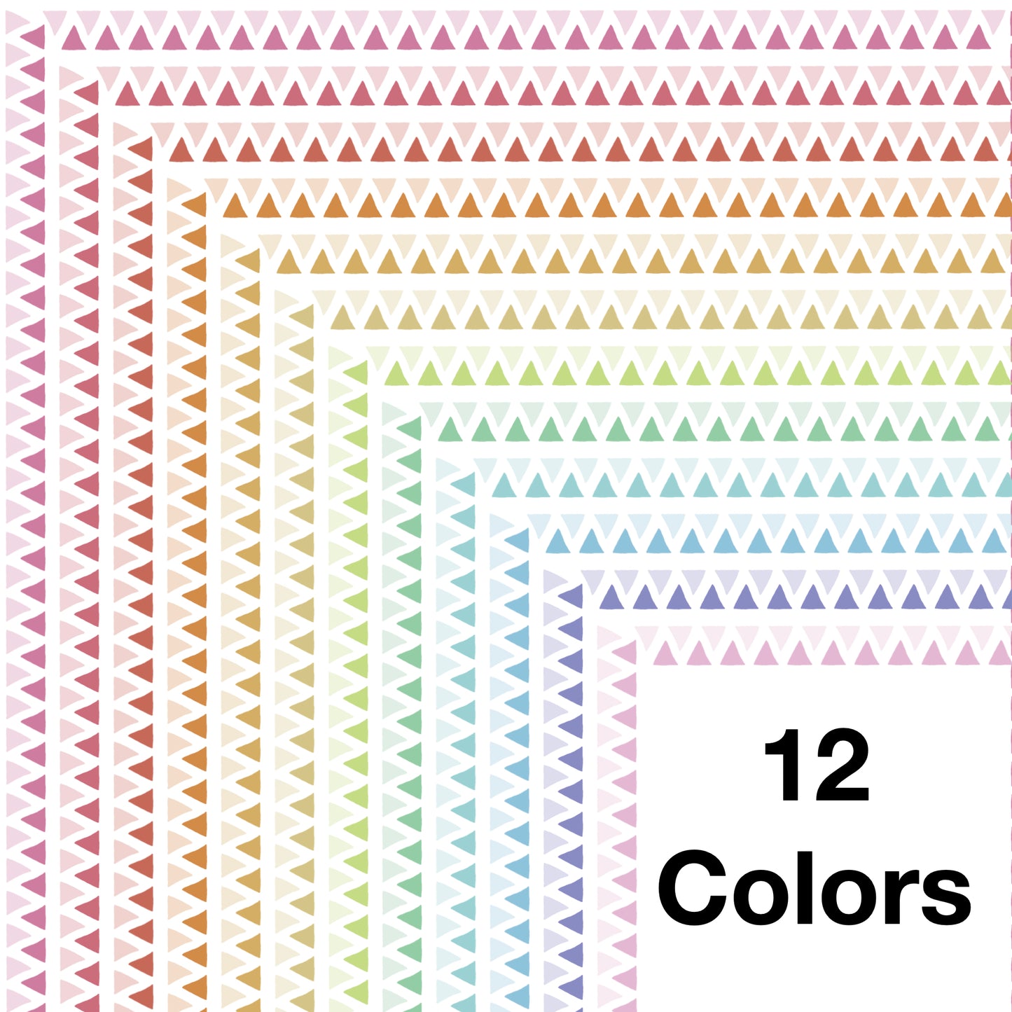 Border Clipart Set 17 - Pastel - Page Borders and Frames