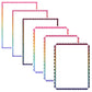 Border Clipart Set 59 - Pastel Rainbow Scallop - Page Borders and Frames