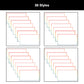 Widescreen Border Clipart Bundle 19 - Vintage Rainbow - Google Slides