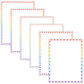 Border Clipart Set 40 - Rainbow - Page Borders and Frames