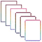 Border Clipart Set 60 - Pastel Rainbow Scallop - Page Borders and Frames